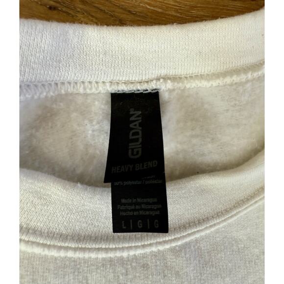 Women Amarillo by Morning Western Cowboy Country Music Crewneck Size Large White - Picture 8 of 8